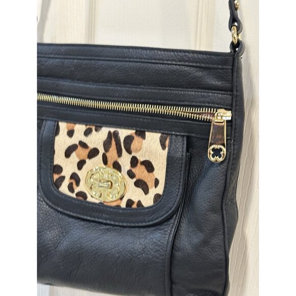 Emma Fox Black Leather Crossbody - Picture 9 of 10